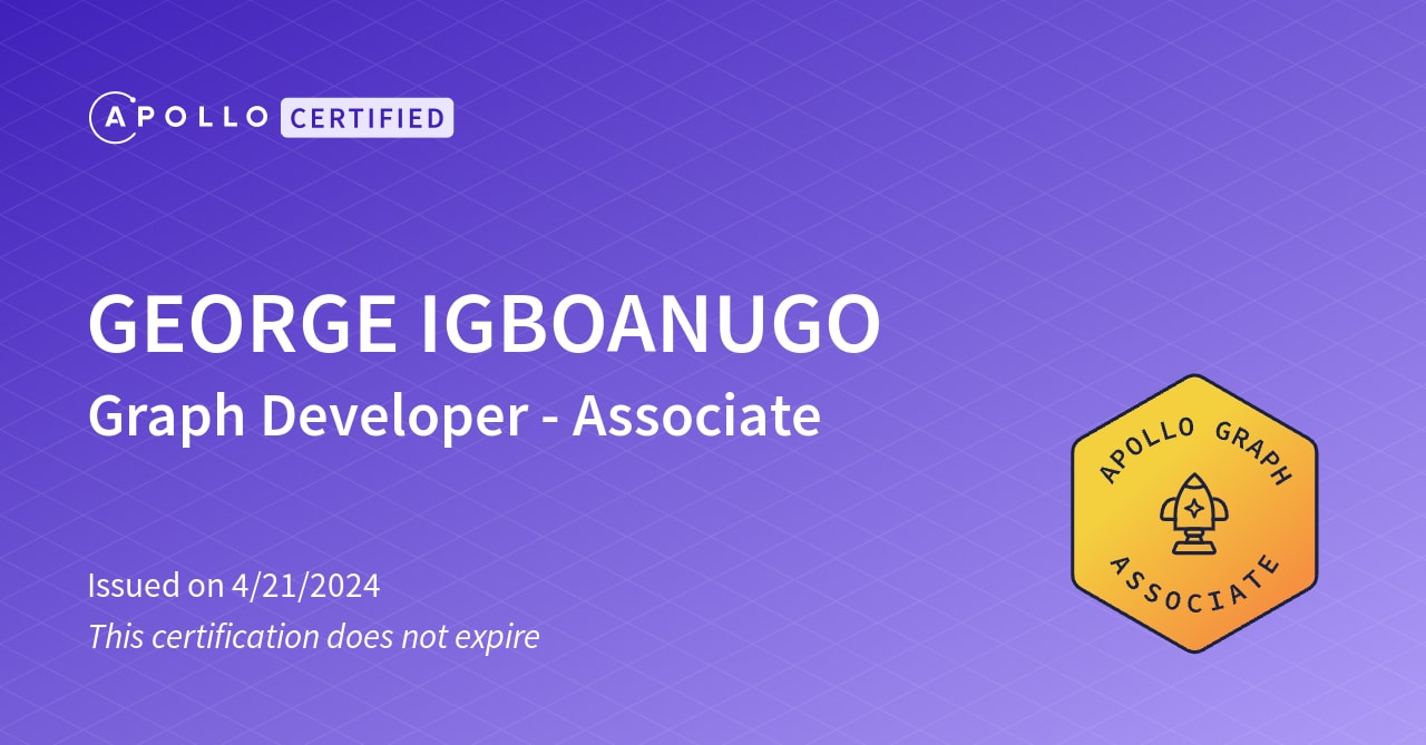 Developer certification - GraphQL Tutorials
