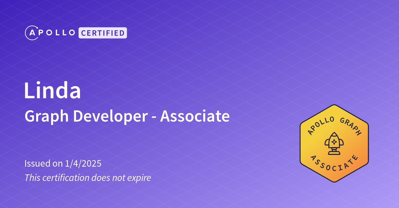 Developer certification - GraphQL Tutorials