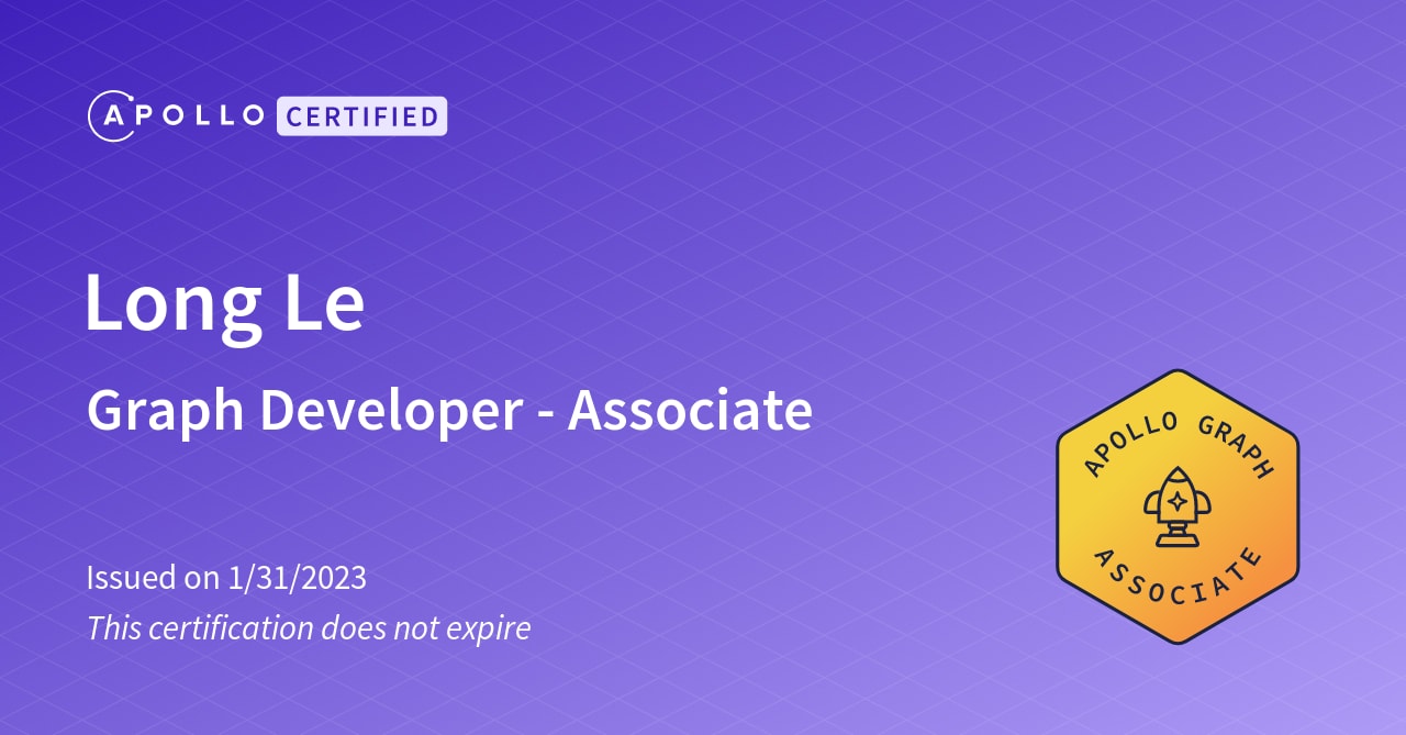 Developer certification - GraphQL Tutorials
