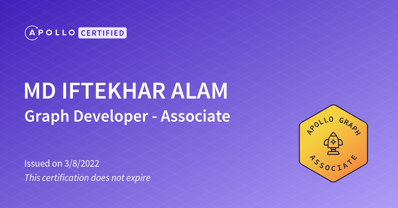 Developer certification - GraphQL Tutorials