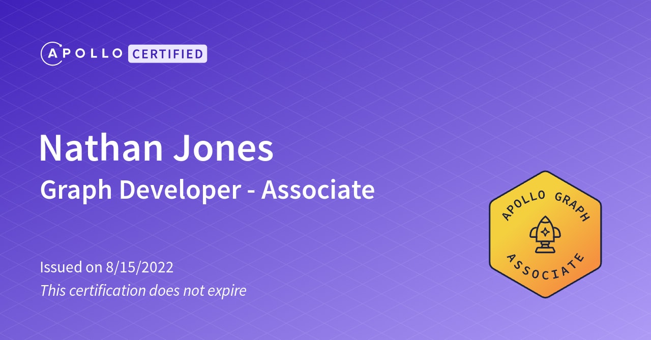 Developer certification - GraphQL Tutorials