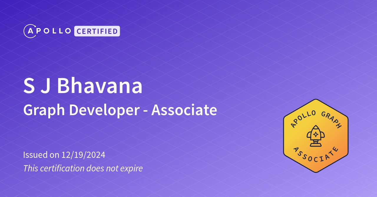 Developer certification - GraphQL Tutorials