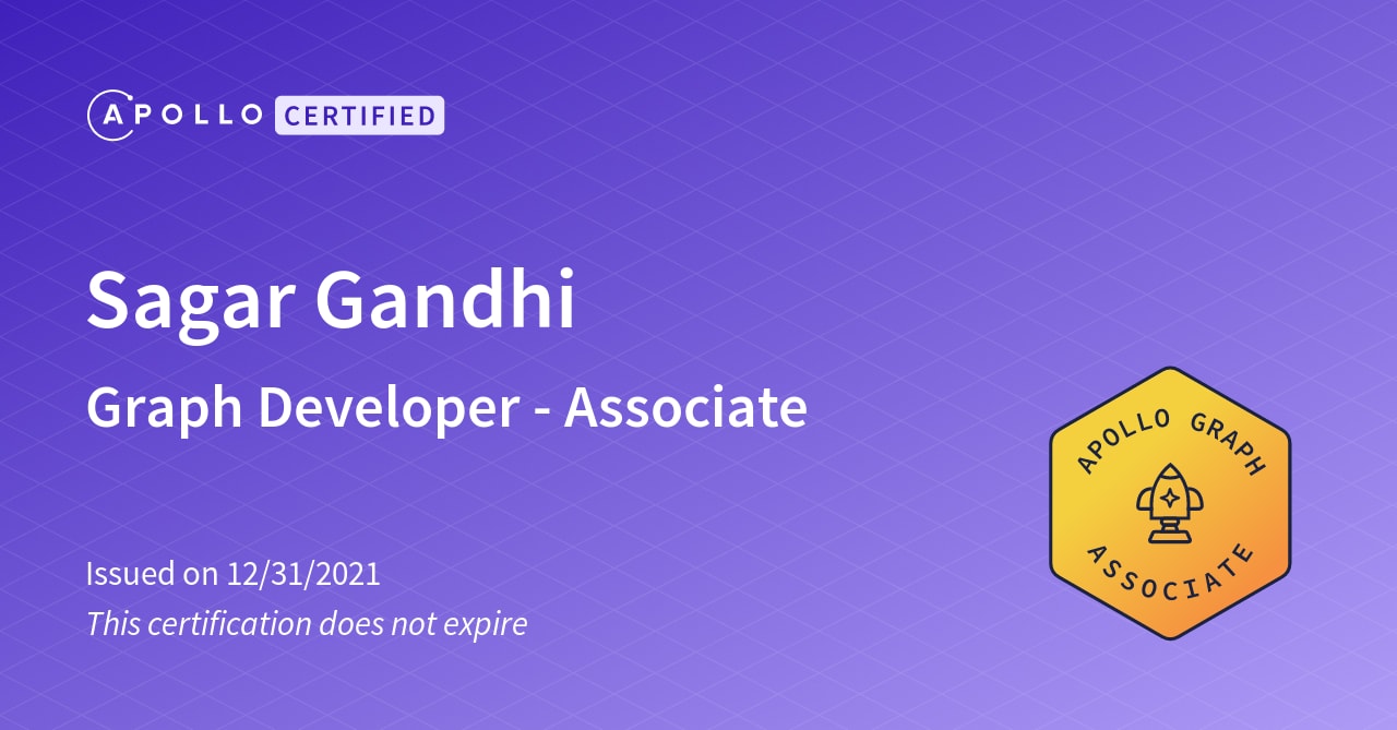 Developer certification - GraphQL Tutorials