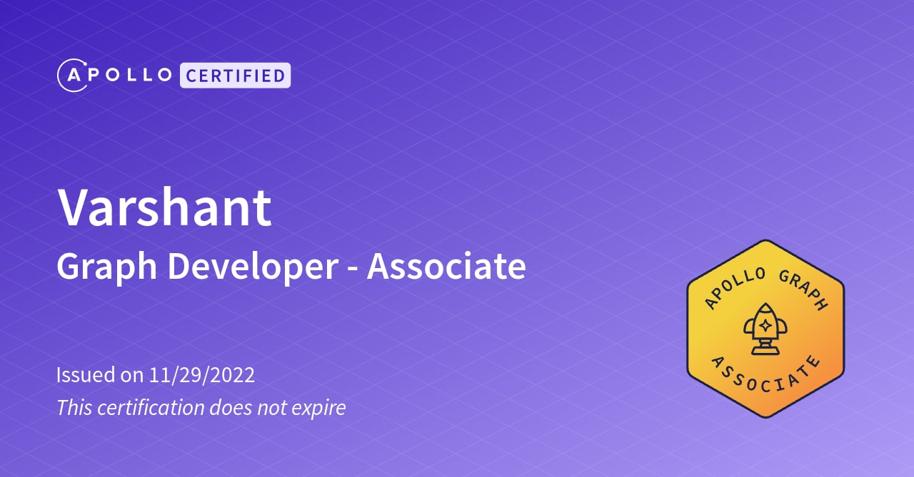 Developer certification - GraphQL Tutorials