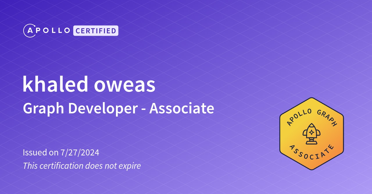 Developer certification - GraphQL Tutorials