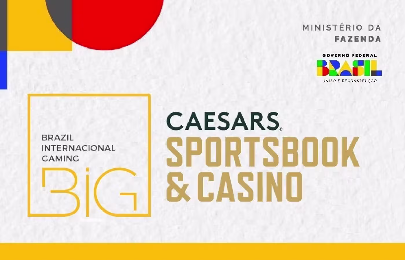 Big Brazil/Caesars Sportsbook é a quinta marca a solicitar autorização para operar no país 