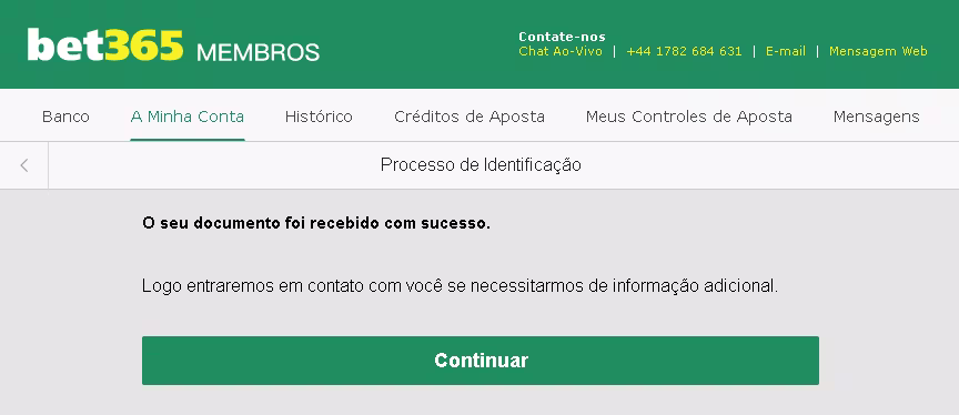 verificar conta tela final