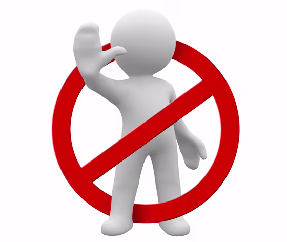 Lista de sites ilegais bloqueados