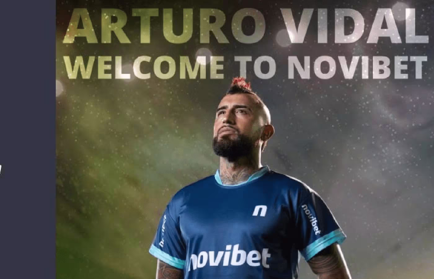 Novibet anuncia Arturo Vidal como o novo embaixador global da casa de apostas