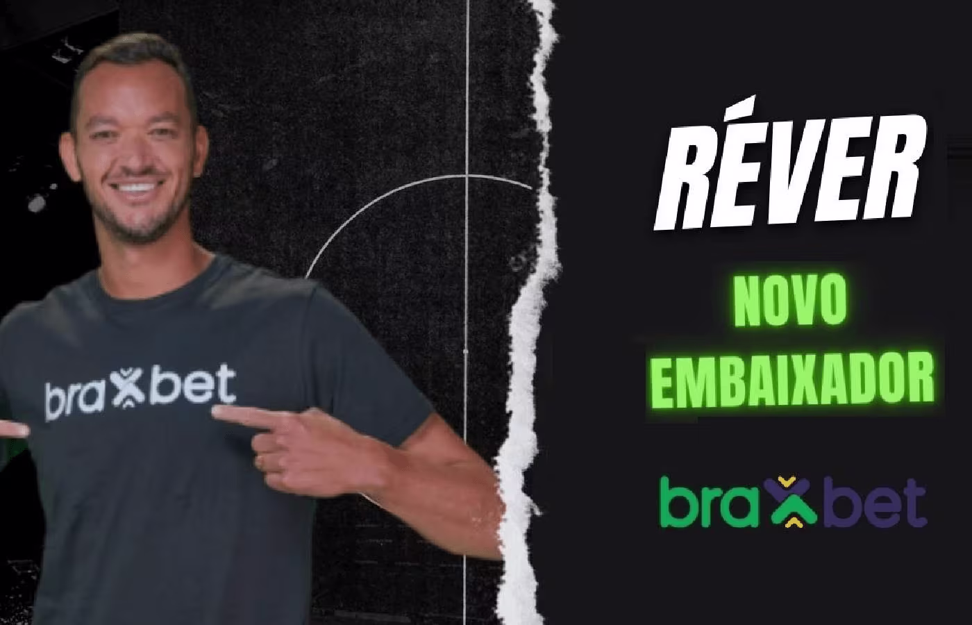 Braxbet nomeia o zagueiro Réver como o novo embaixador da empresa de apostas