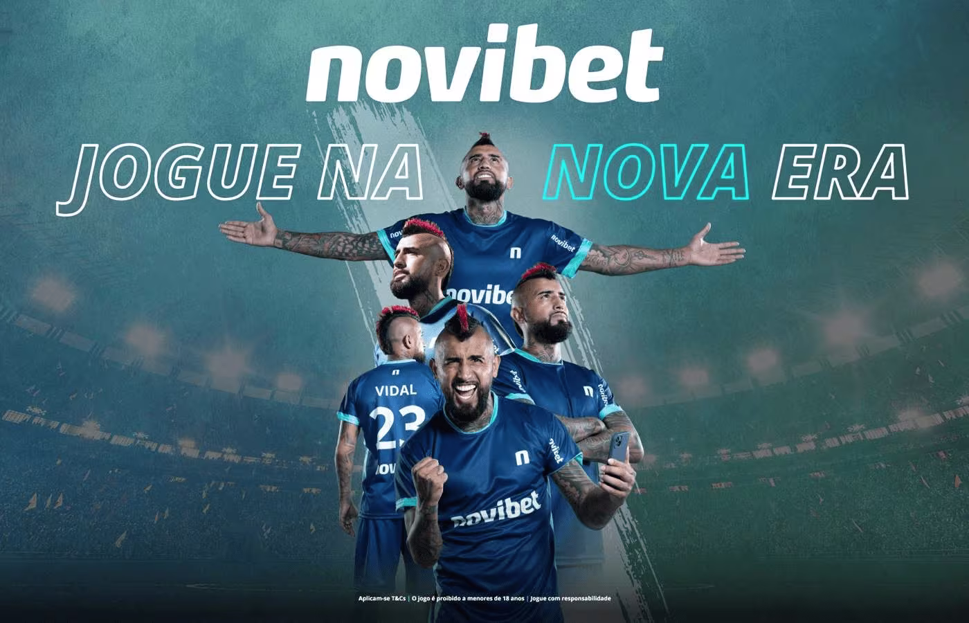Novibet lança campanha com Arturo Vidal e marca chegada oficial ao Brasil 