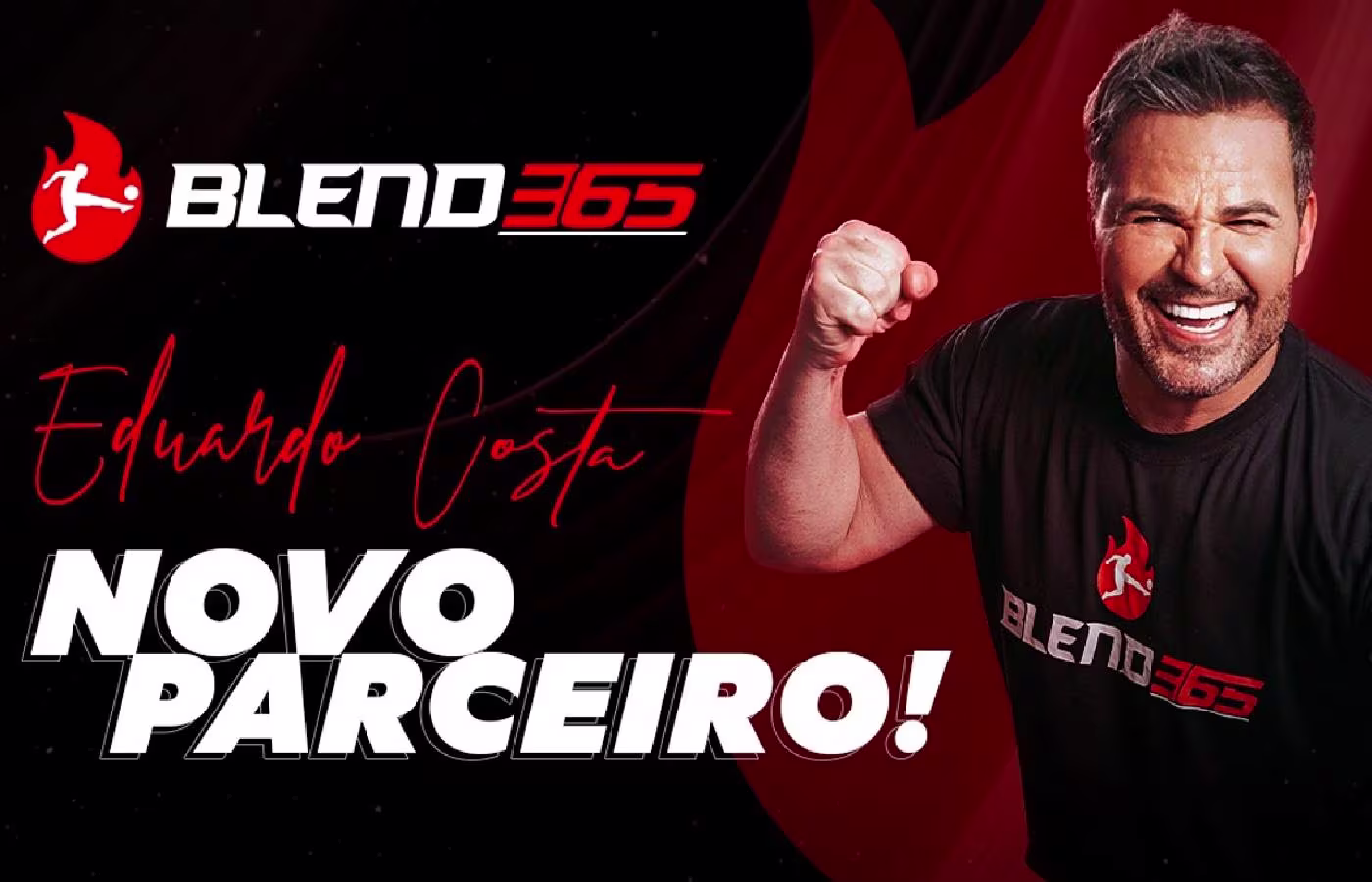 Cantor Eduardo Costa é o novo embaixador da Blend 365 