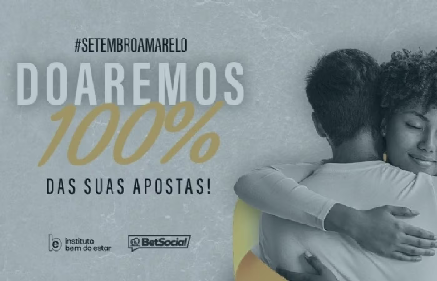 Betmotion vai doar valor arrecadado na plataforma em apoio ao Setembro Amarelo