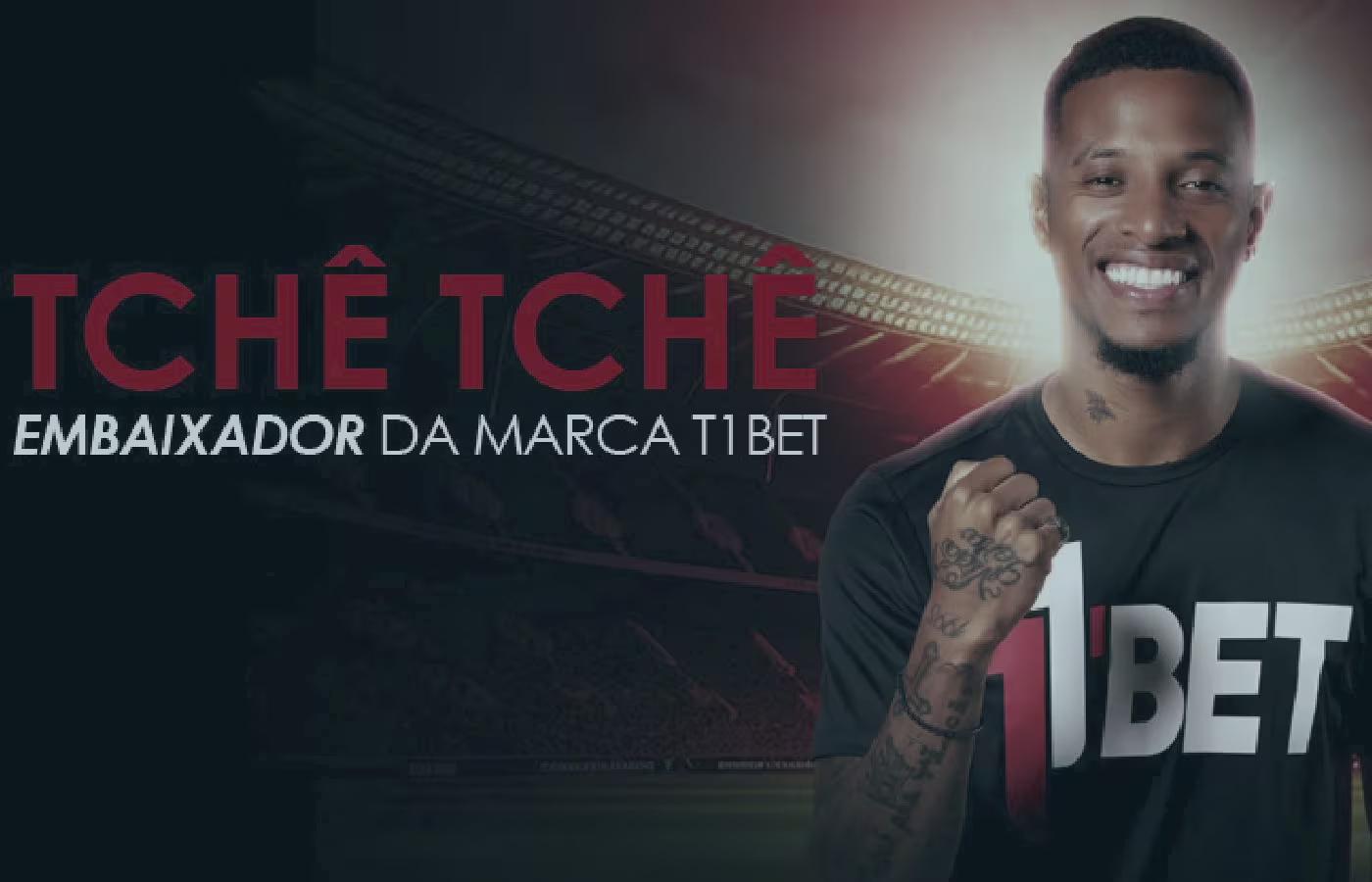 Volante do Botafogo, Tchê Tchê é o novo embaixador da T1Bet 