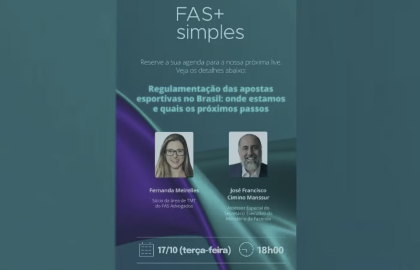 Debate online sobre regulamentação das apostas contará com Secretário da Fazenda; confira 