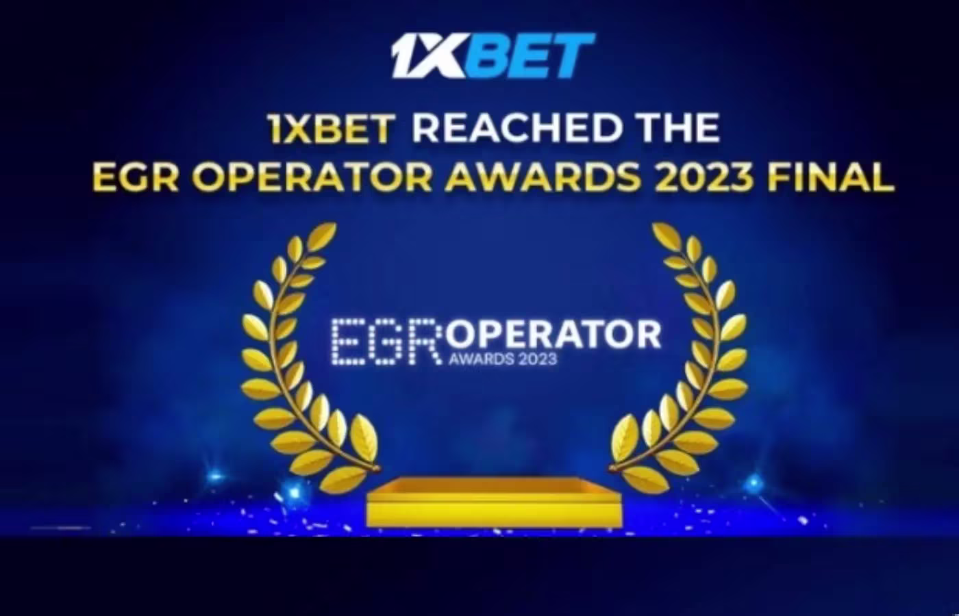 Operadora 1xBet é indicada a seis prêmios do EGR Operator Awards 2023 
