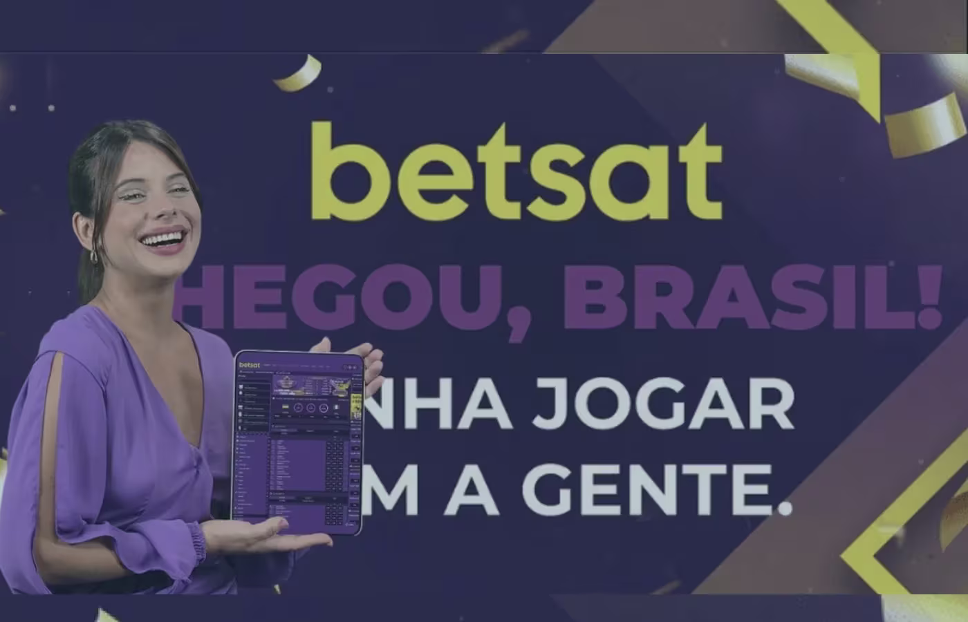 Apresentadora Louise Heine é a nova embaixadora da Betsat no Brasil