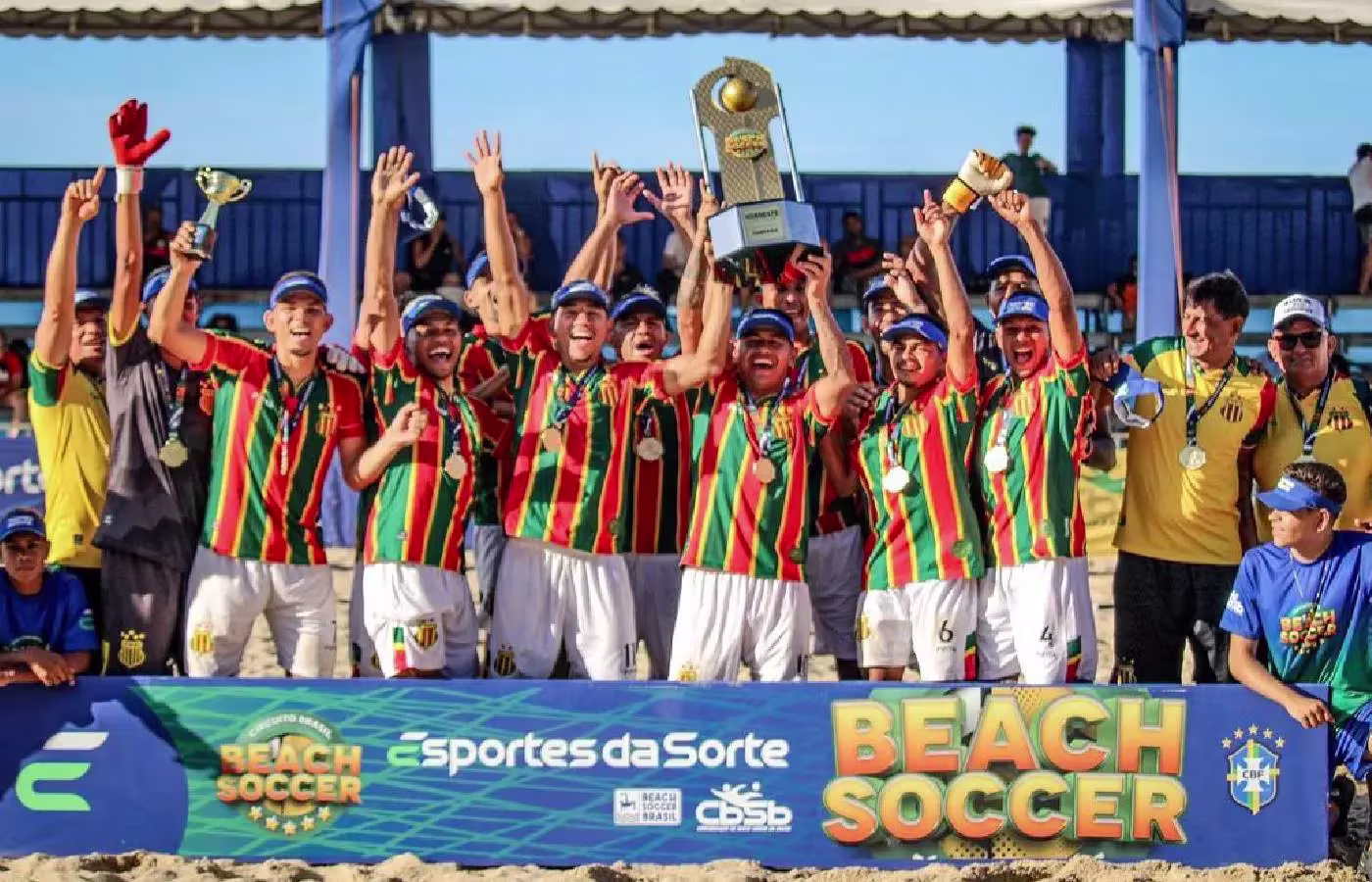 Esportes da Sorte patrocina etapa do Rio de Janeiro de Circuito Brasil de Beach Soccer