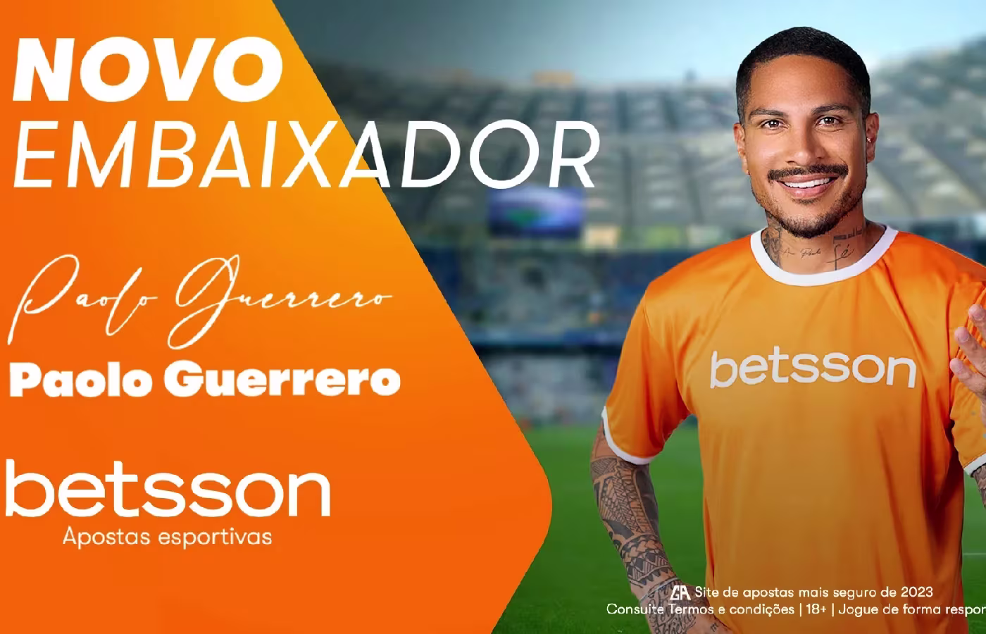Guerrero, ídolo do Corinthians e da seleção peruana, é anunciado como embaixador da Betsson