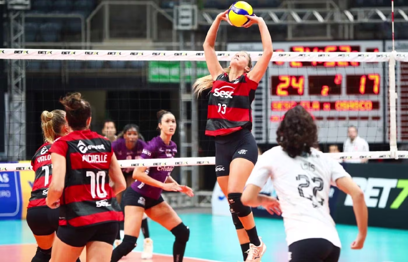 Patrocinada pela Bet7k, Superliga feminina de vôlei tem mais um recorde de audiência