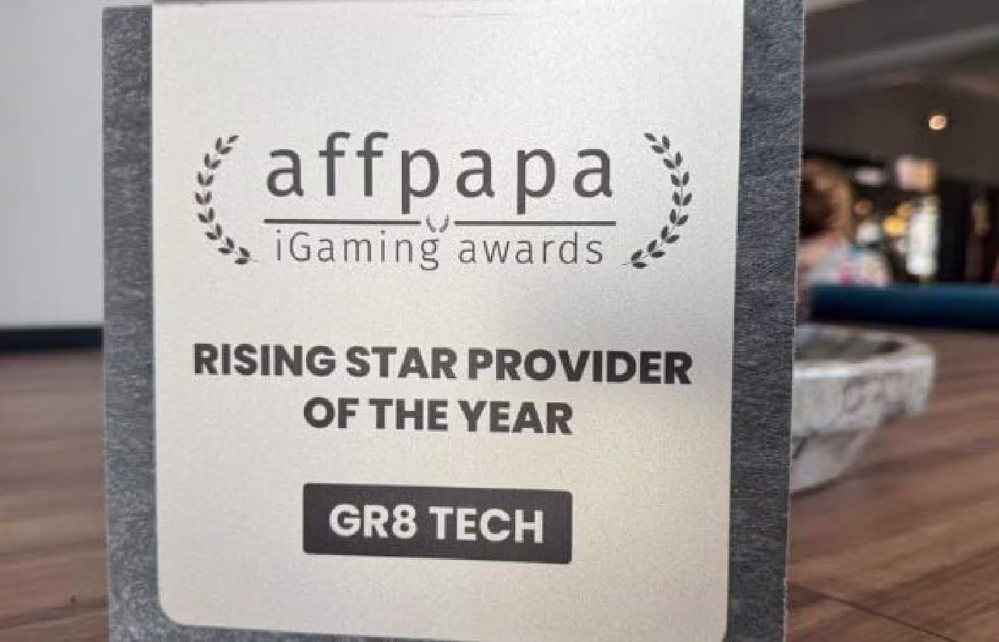GR8 Tech ganha como Provedora Estrela em Ascensão do Ano no AffPapa Awards