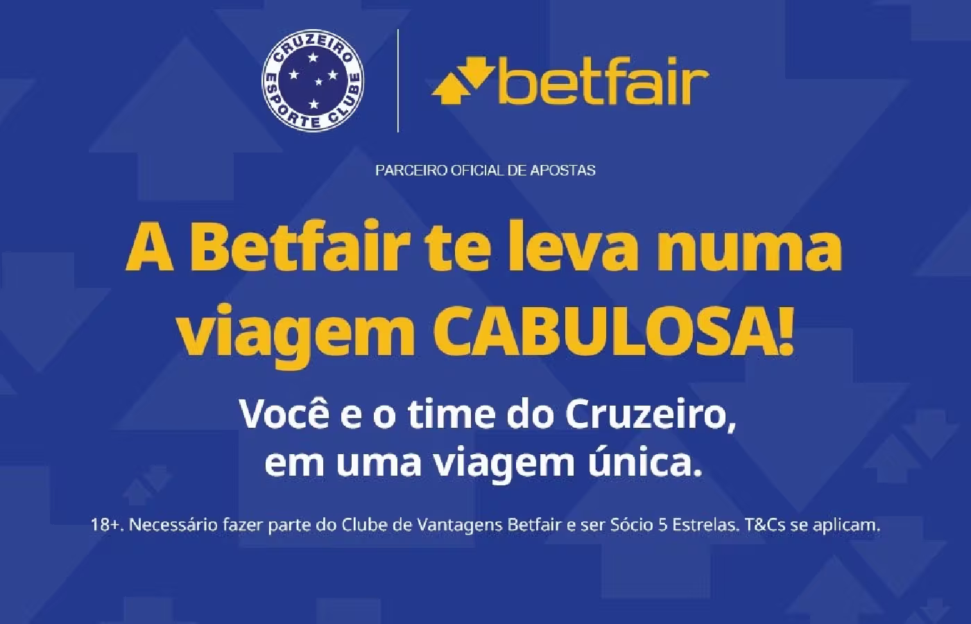 Betfair vai levar dois torcedores do Cruzeiro para acompanhar duelo com Flamengo, no Rio