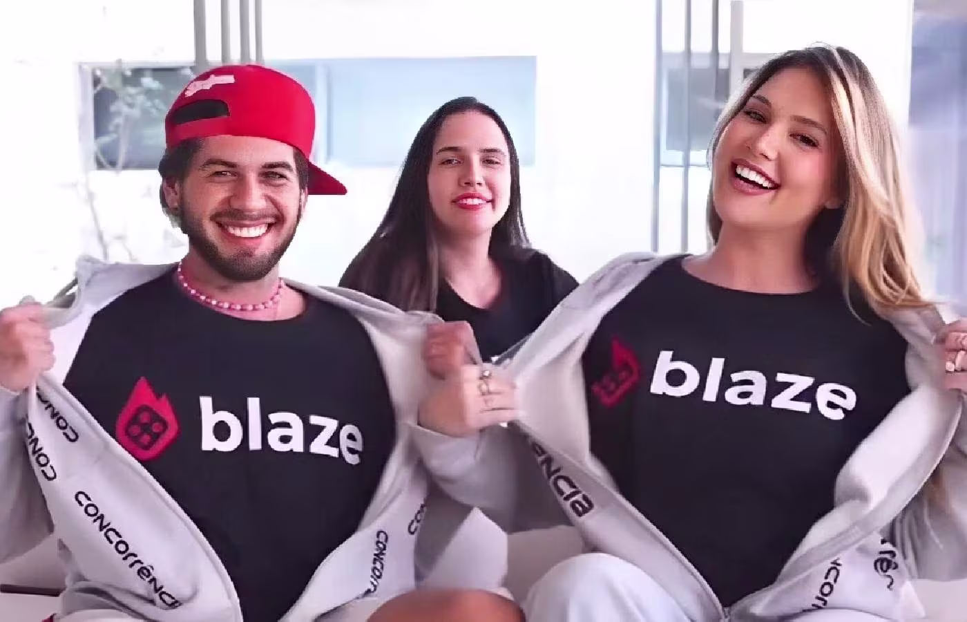 Blaze anuncia Virginia Fonseca e Zé Felipe como novos embaixadores 