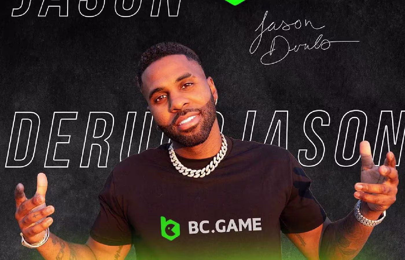 BC.GAME anuncia cantor Jason Derulo como novo embaixador 