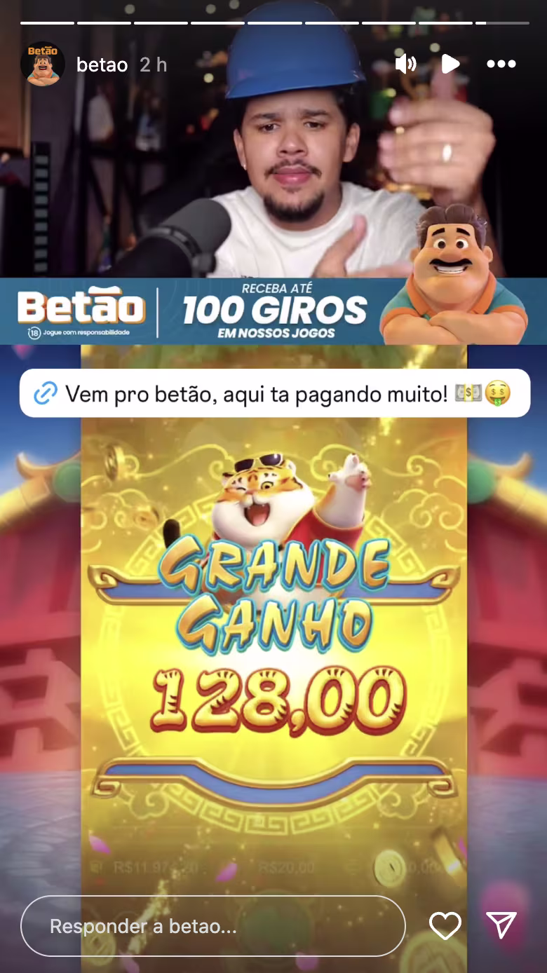 printscreen do instagram da betao