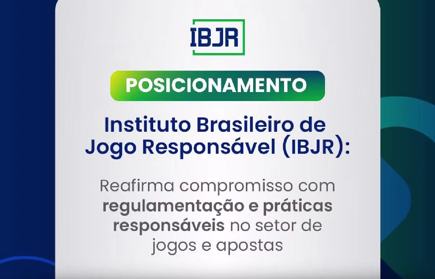 IBJR anuncia pedido de reuniões com Governo e proibição de cartão de crédito em sites