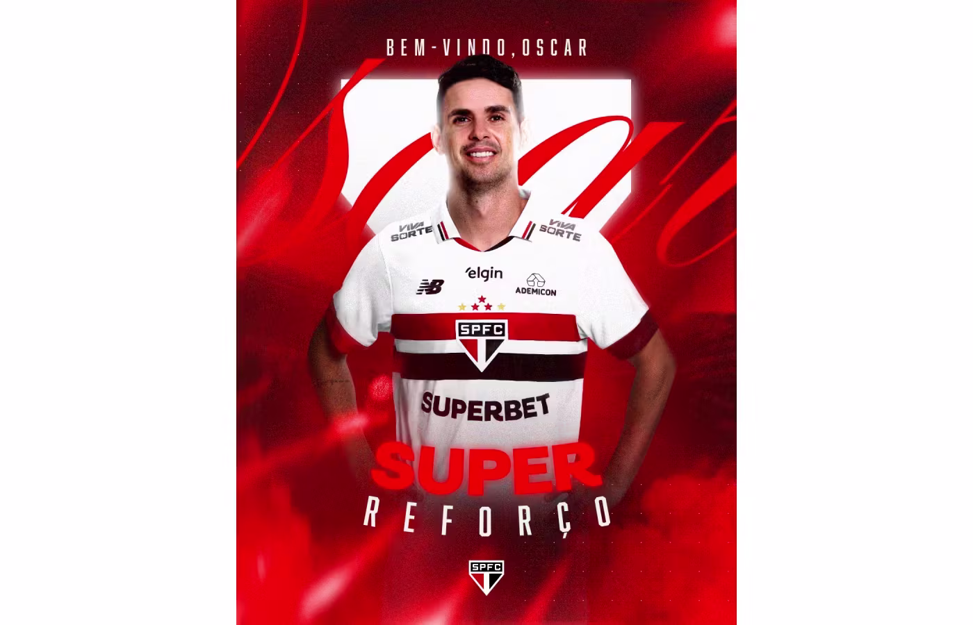 Contratação de Oscar pelo São Paulo teve participação direta da Superbet