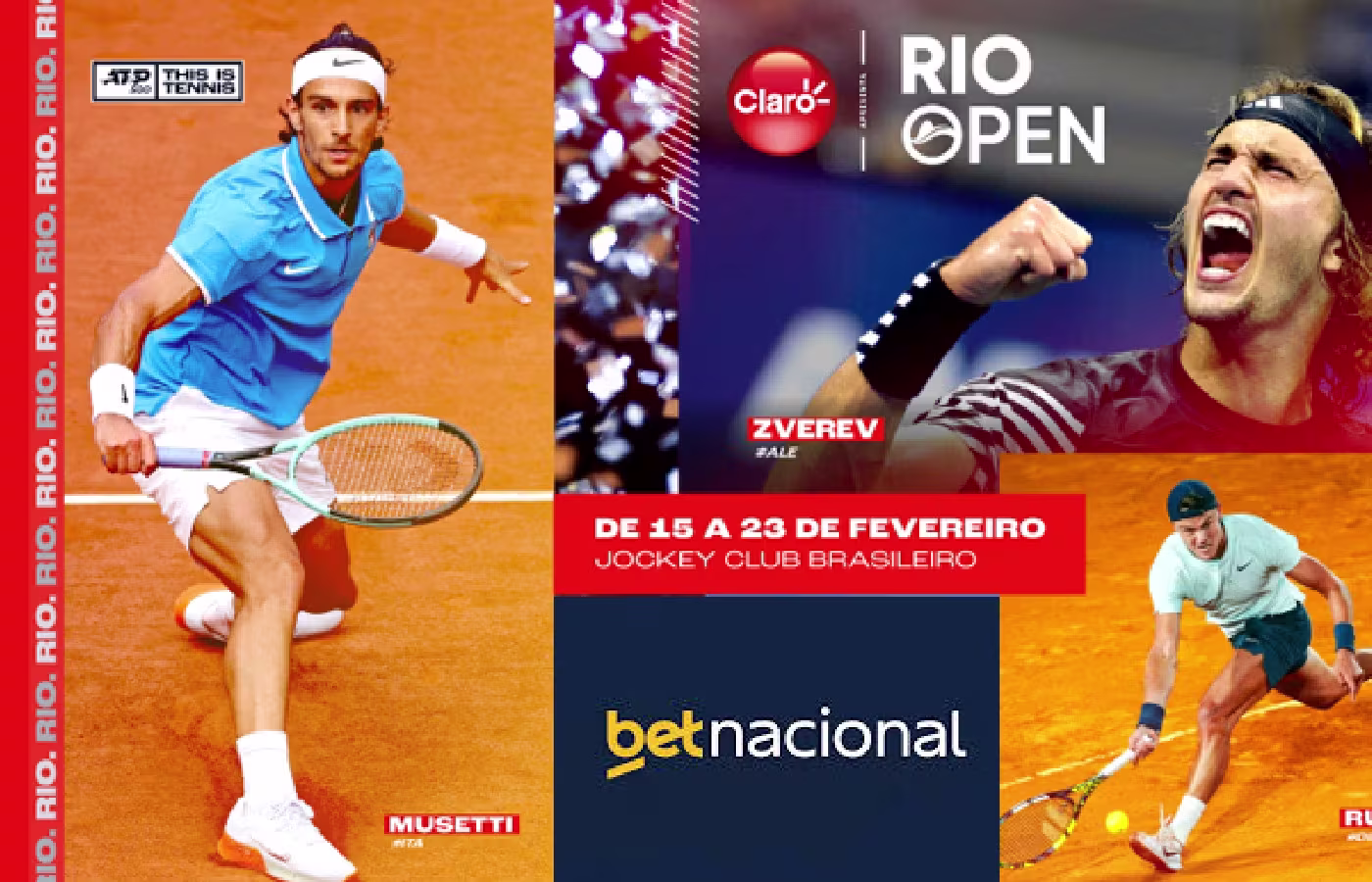Tênis: Betnacional é a patrocinadora oficial do Rio Open 2025