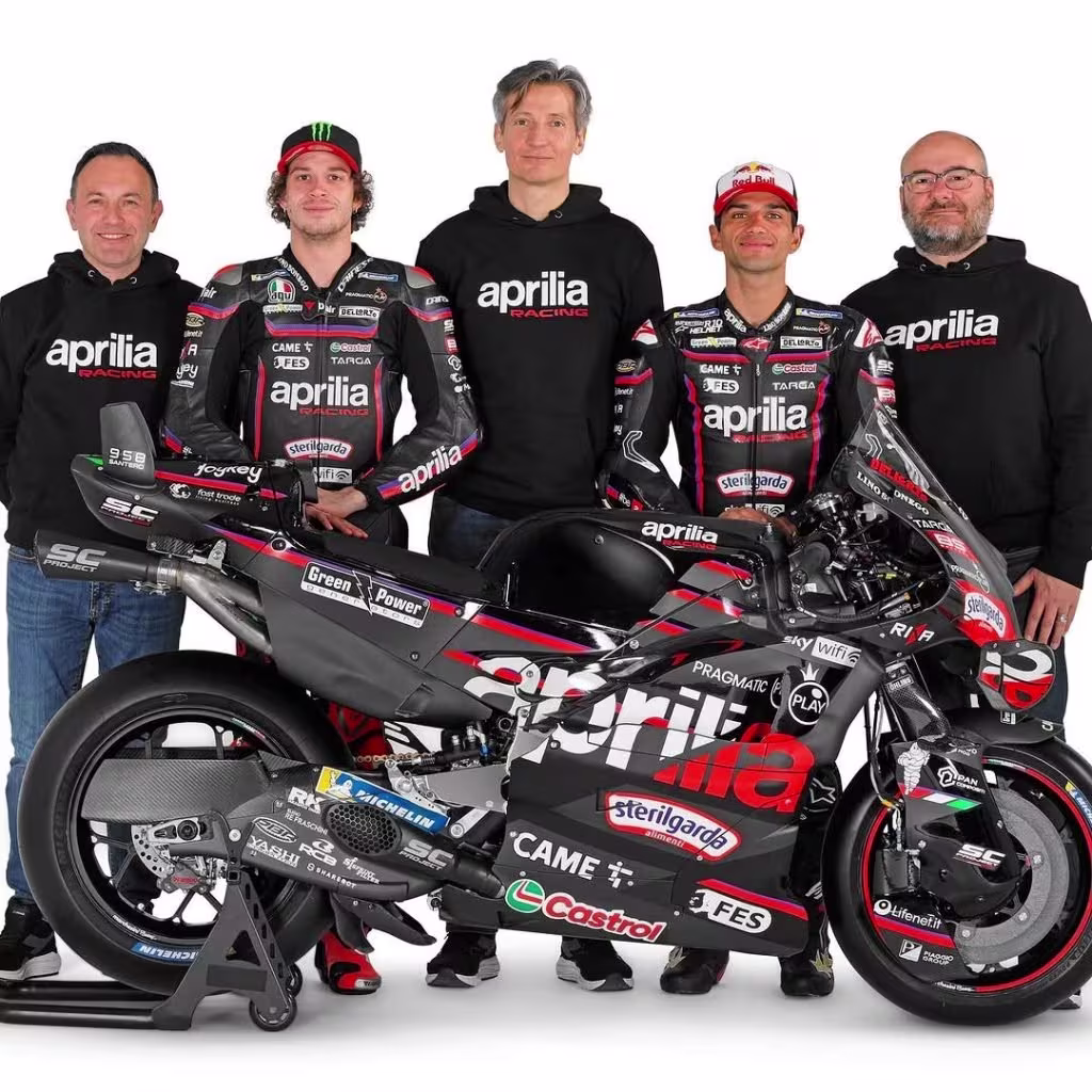 Moto GP 2025: Pragmatic Play se torna principal patrocinadora da equipe Aprilla