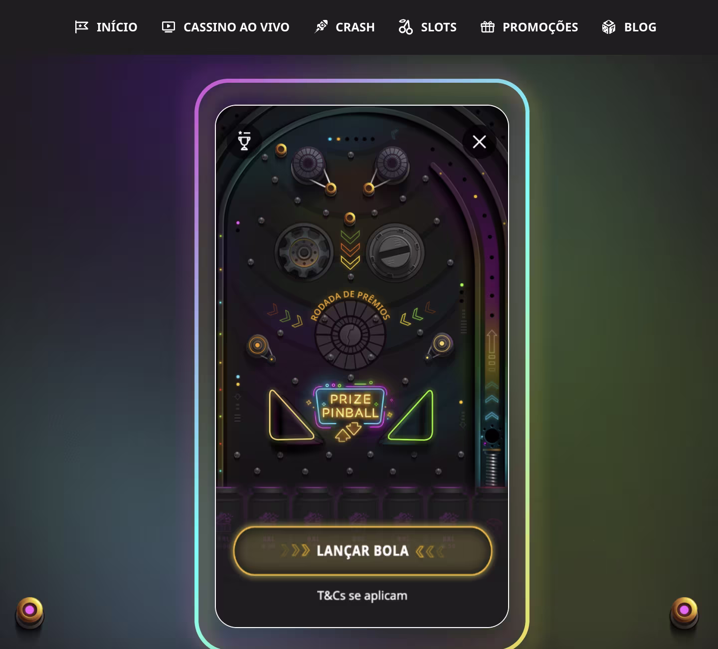 prize pinball betfair