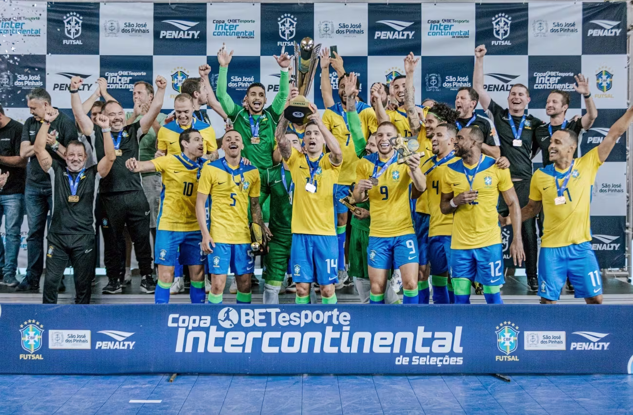 BETesporte patrocina torneio de futsal vencido de forma invicta pela Seleção Brasileira