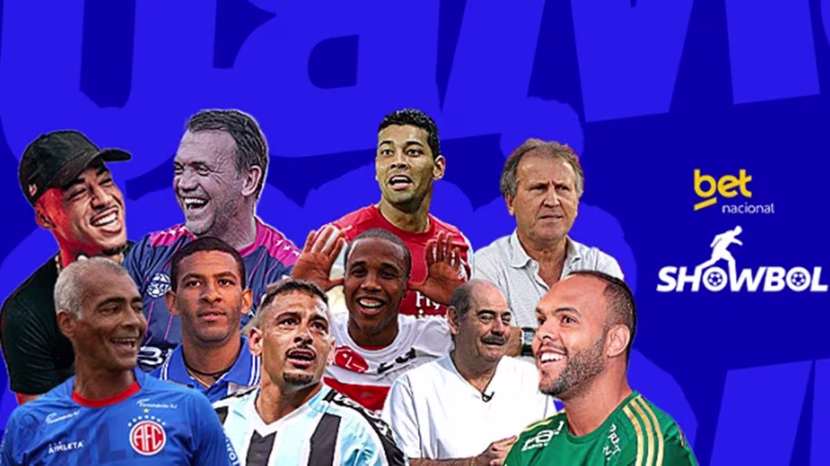Com patrocínio da Betnacional, Liga de Showbol reúne craques em retorno ao Rio