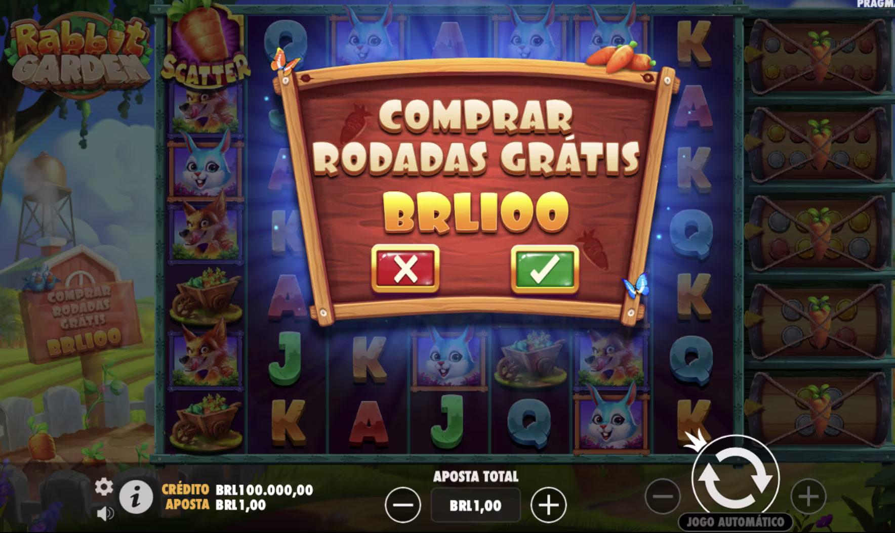 rodadas gratis slot rabbit garden