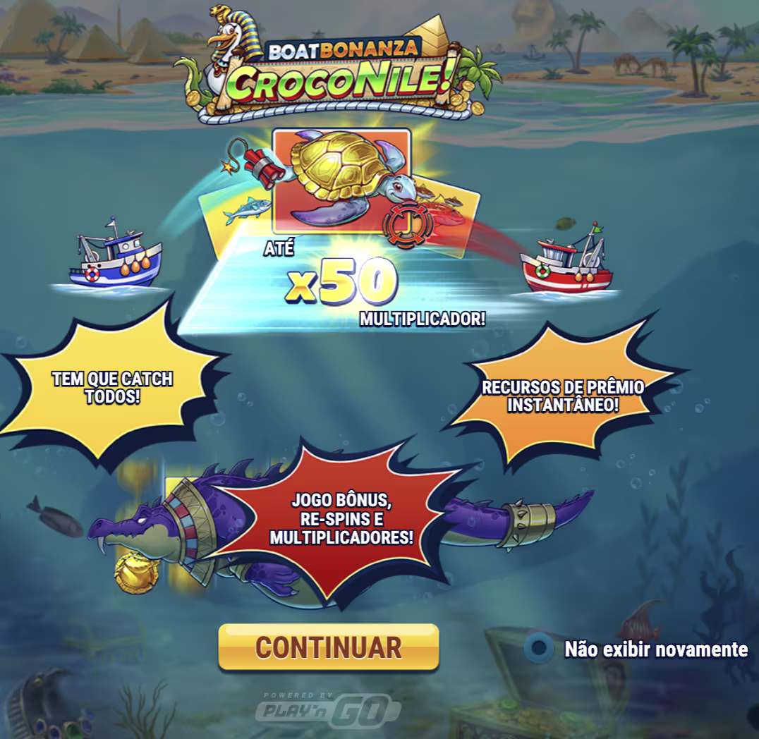 bonus boat bonanza croconile