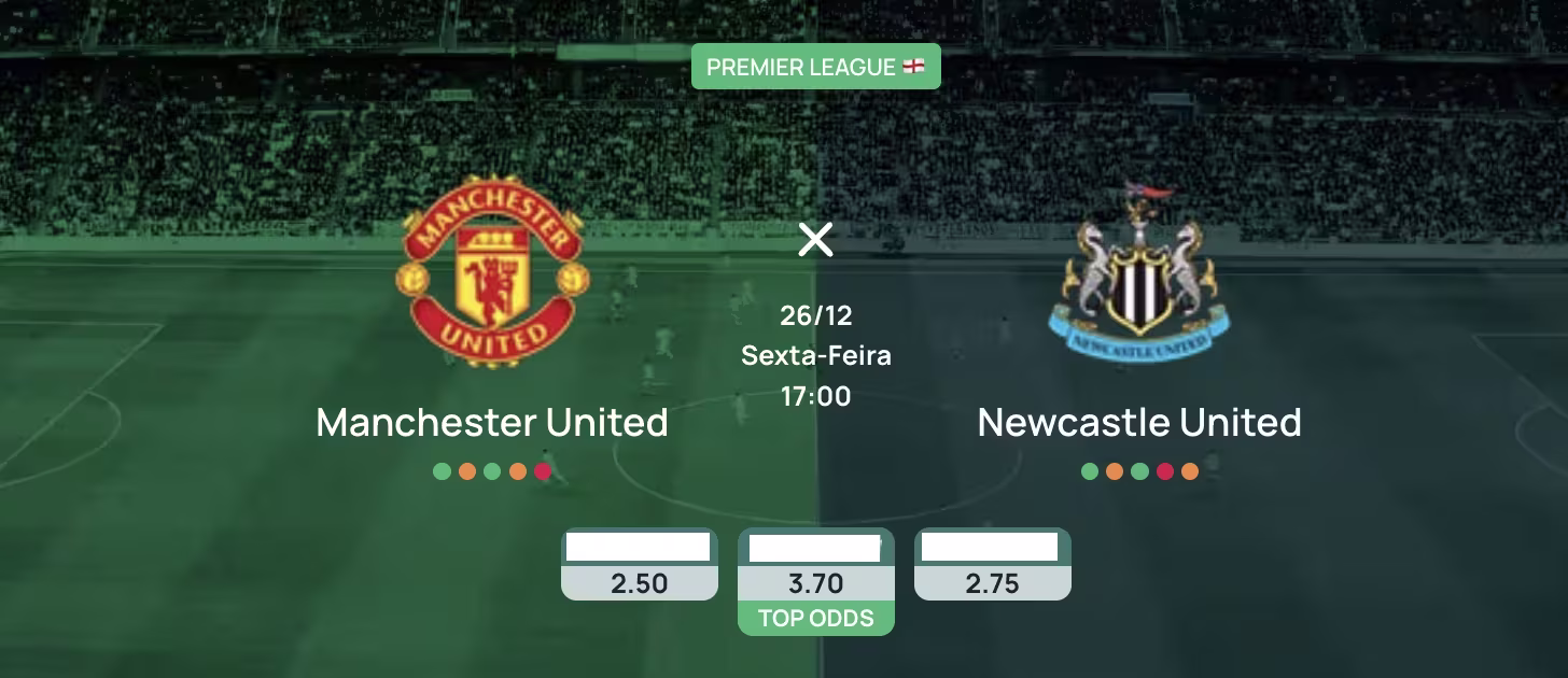Manchester United x Newcastle: Palpite, Onde Assistir, Escalações - Premier League (26/12)