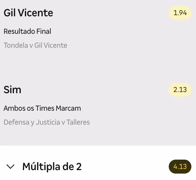 bilhete ousado 13.4