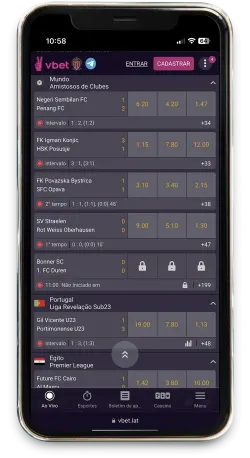 mercados Vbet