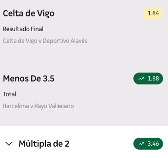 bilhete moderado domingo
