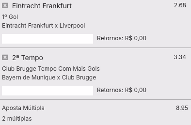 bilhete ousado 22.10