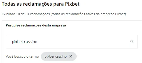 Pixbet - Reclame Aqui