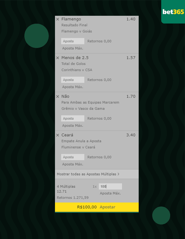 bet365 odds acumuladas