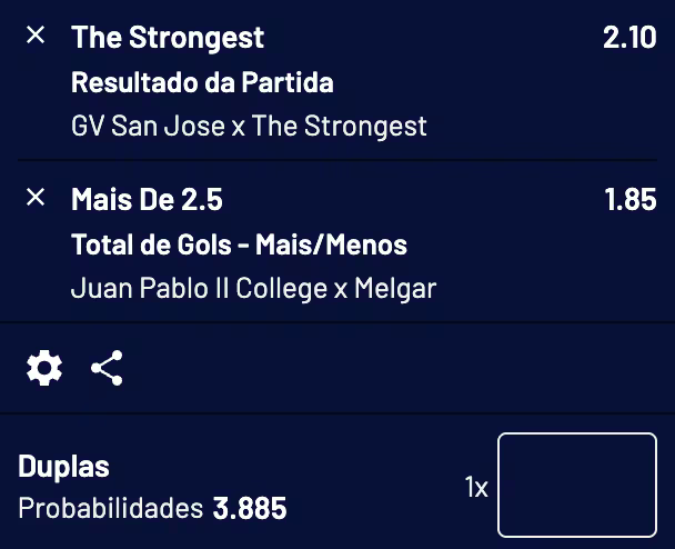 bilhete ousado 22.05
