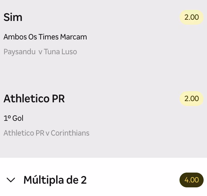 bilhete ousado 19.02