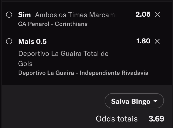 bilhete ousado 21.05