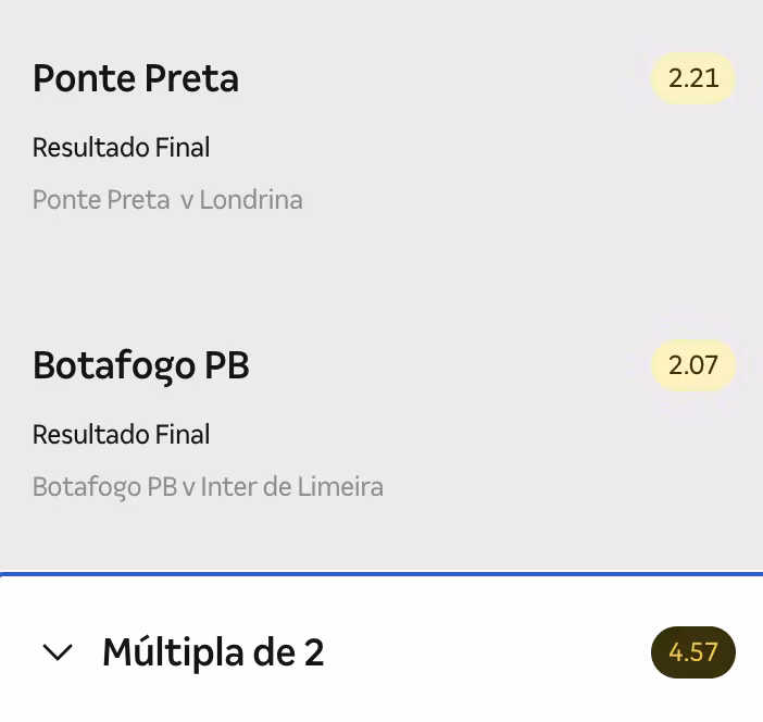 bilhete ousado 18.05