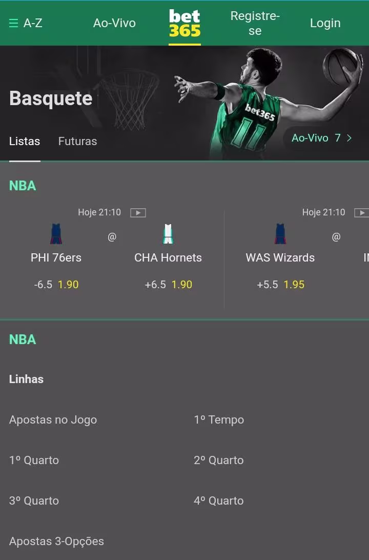 odds nba bet365